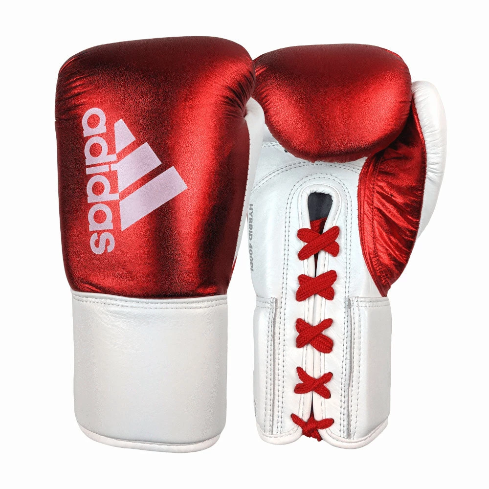 Adidas Hybrid 400 Lace-Up Boxing Gloves 3 Adidas Hybrid 400 Lace-Up Boxing Gloves