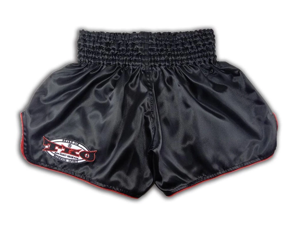 Arwut Classic Black Muay Thai Shorts 11 Arwut Classic Black Muay Thai Shorts