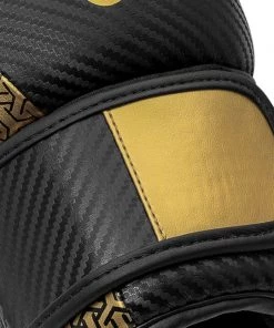 Adidas WAKO Kickboxing Pro Point Fighter Gloves Black Gold Boxing Gloves