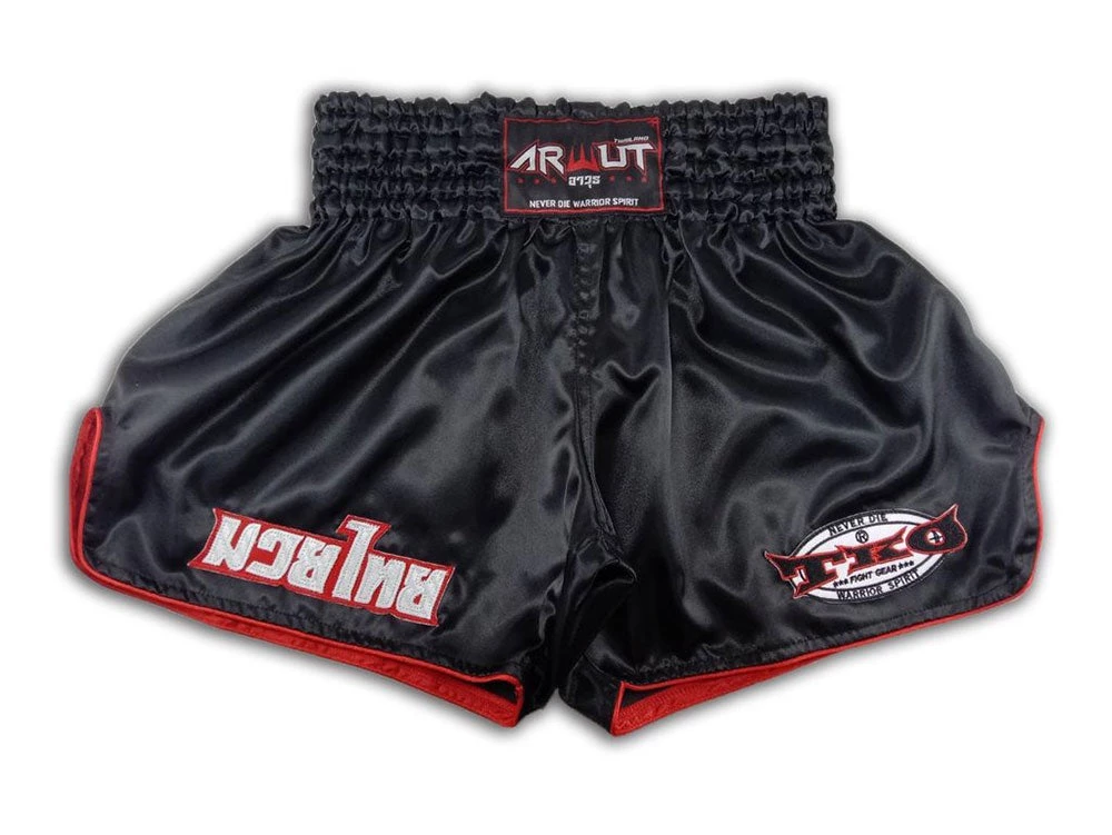 Arwut Classic Black Muay Thai Shorts 10 Arwut Classic Black Muay Thai Shorts