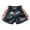 Arwut Muay Thai Shorts "Brave Soldier" Edition Black/Brown Camo