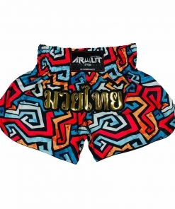 Arwut Muay Thai Shorts "Zig Zag Maze"