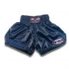 Arwut Classic Black Muay Thai Shorts Black/Blue