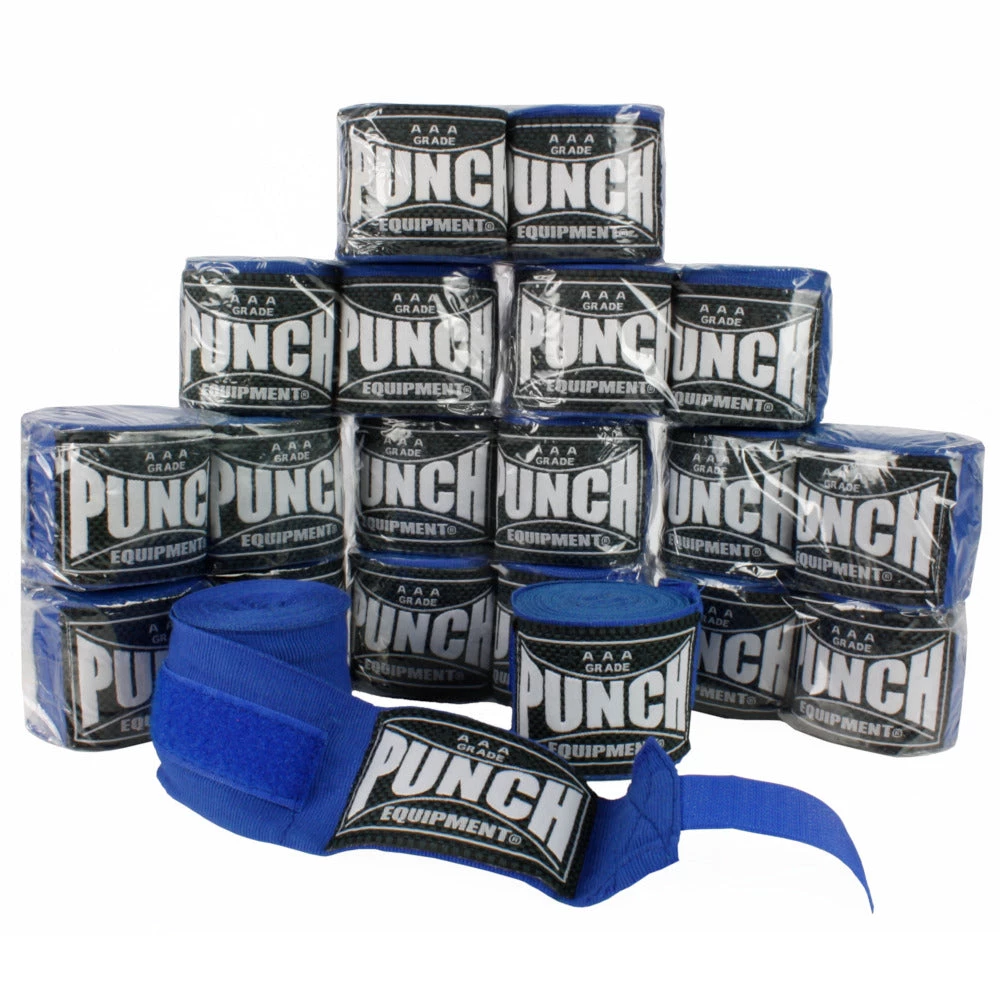 Punch Equipment Boxing Wraps AAA Bulk Stretch Boxing Hand Wraps Pack (10 X 4M PAIRS) 14 Punch Equipment Boxing Wraps AAA Bulk Stretch Boxing Hand Wraps Pack (10 X 4M PAIRS)