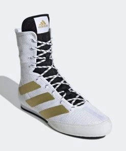 Adidas Boxing Shoes Box Hog 3 White/Gold