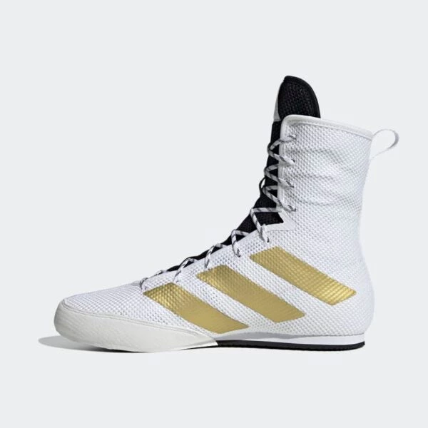 Adidas Boxing Shoes Box Hog 3 White/Gold 6 Adidas Boxing Shoes Box Hog 3 White/Gold