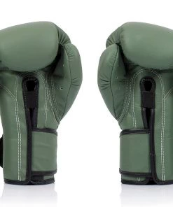 Fairtex F-Day Green Army Boxing Gloves (BGV11) 12 Fairtex F-Day Green Army Boxing Gloves (BGV11)