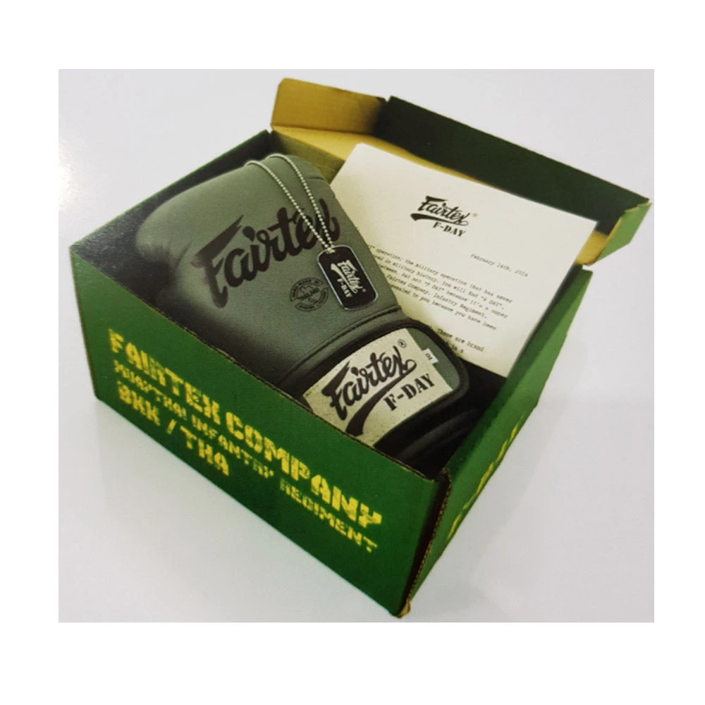 Fairtex F-Day Green Army Boxing Gloves (BGV11) 7 Fairtex F-Day Green Army Boxing Gloves (BGV11)