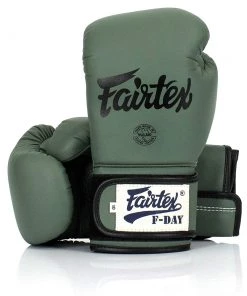 Fairtex F-Day Green Army Boxing Gloves (BGV11)