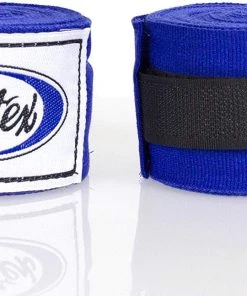 Muay Thai Fairtex Package 3: Blue Gloves + Blue Shin Guards + Black Gear Bag + Blue Hand Wraps 11 Muay Thai Fairtex Package 3: Blue Gloves + Blue Shin Guards + Black Gear Bag + Blue Hand Wraps