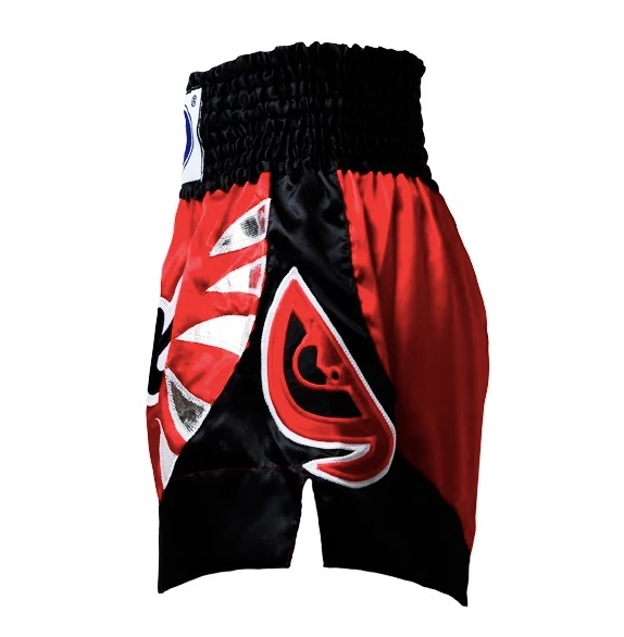 Fairtex Muay Thai Shorts - Yodsanklai Bite - Red/Black (BS0611) 4 Fairtex Muay Thai Shorts - Yodsanklai Bite - Red/Black (BS0611)