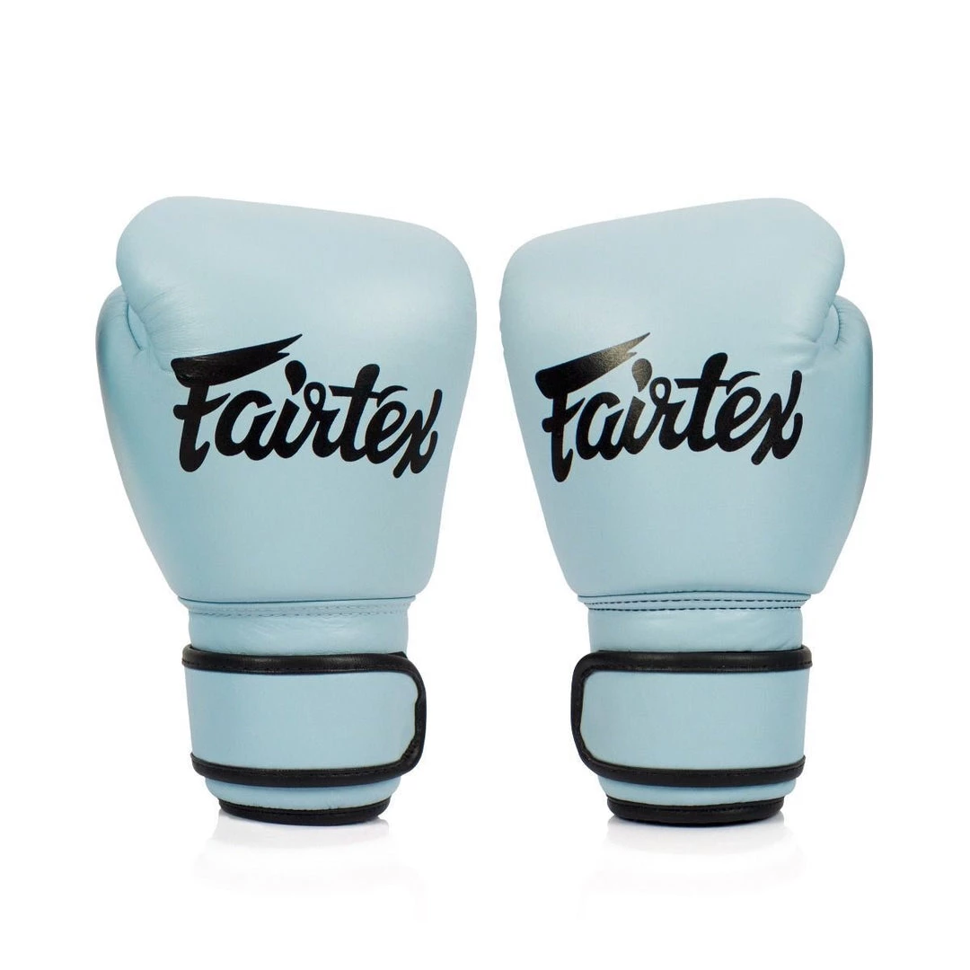 Fairtex Pastel Blue Boxing Gloves (BGV20) 3 Fairtex Pastel Blue Boxing Gloves (BGV20)