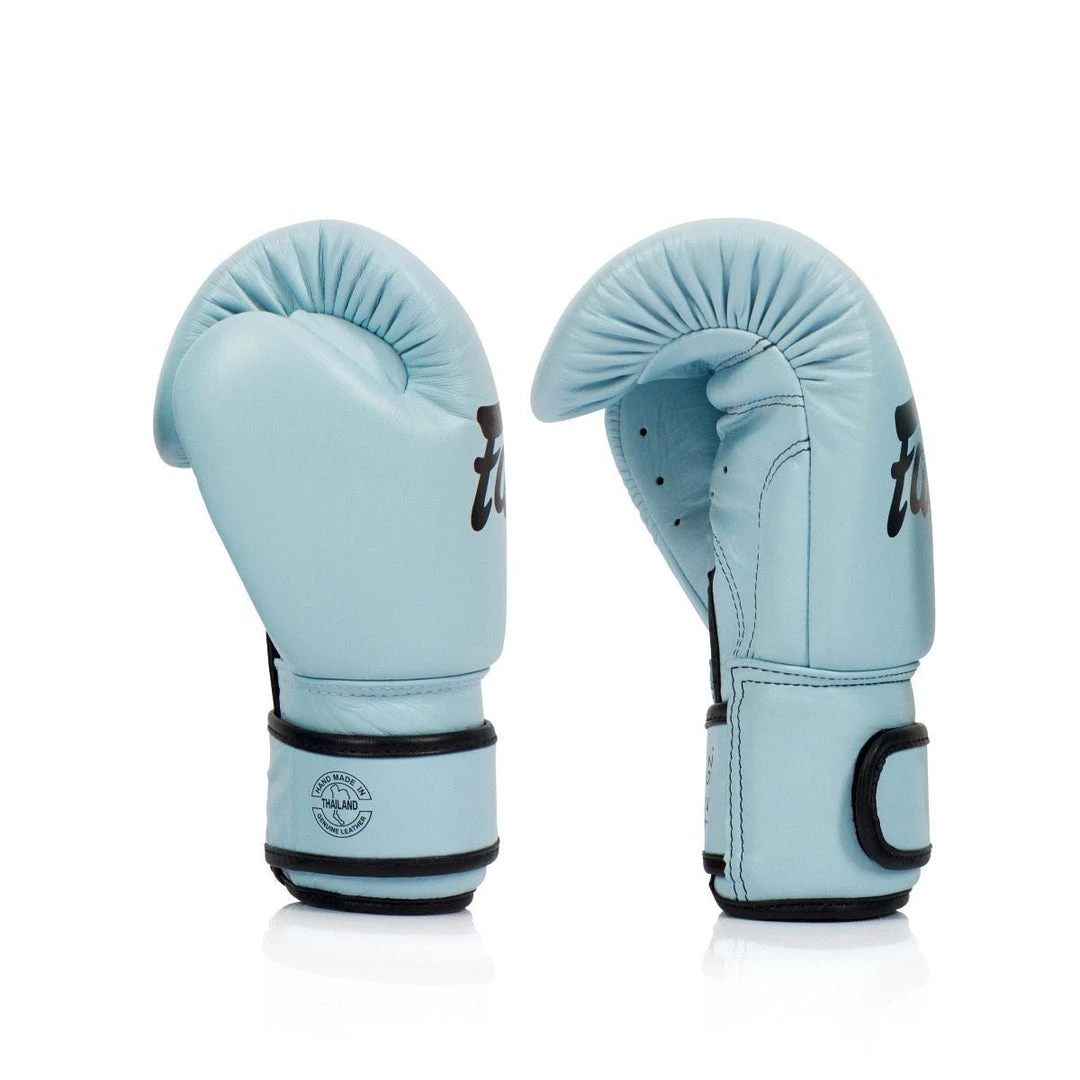Fairtex Pastel Blue Boxing Gloves (BGV20) 5 Fairtex Pastel Blue Boxing Gloves (BGV20)
