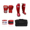 Muay Thai Fairtex Package 2: Red Gloves + Shin Guards + Gear Bag + Hand Wraps 1 Muay Thai Fairtex Package 2: Red Gloves + Shin Guards + Gear Bag + Hand Wraps