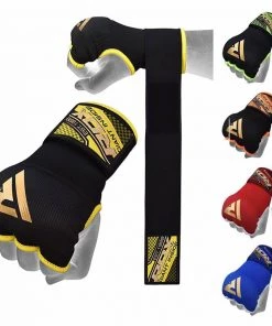 RDX Inner Gloves With Wrist Strap Gel Padding 75cm Boxing