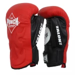 Punch Equipment BOXING GLOVE/ PAD HYBRID – TALON – 16OZ – BLACK/RED Boxing Gloves