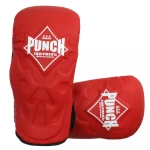 Punch Equipment BOXING GLOVE/ PAD HYBRID – TALON – 16OZ – BLACK/RED Boxing Gloves