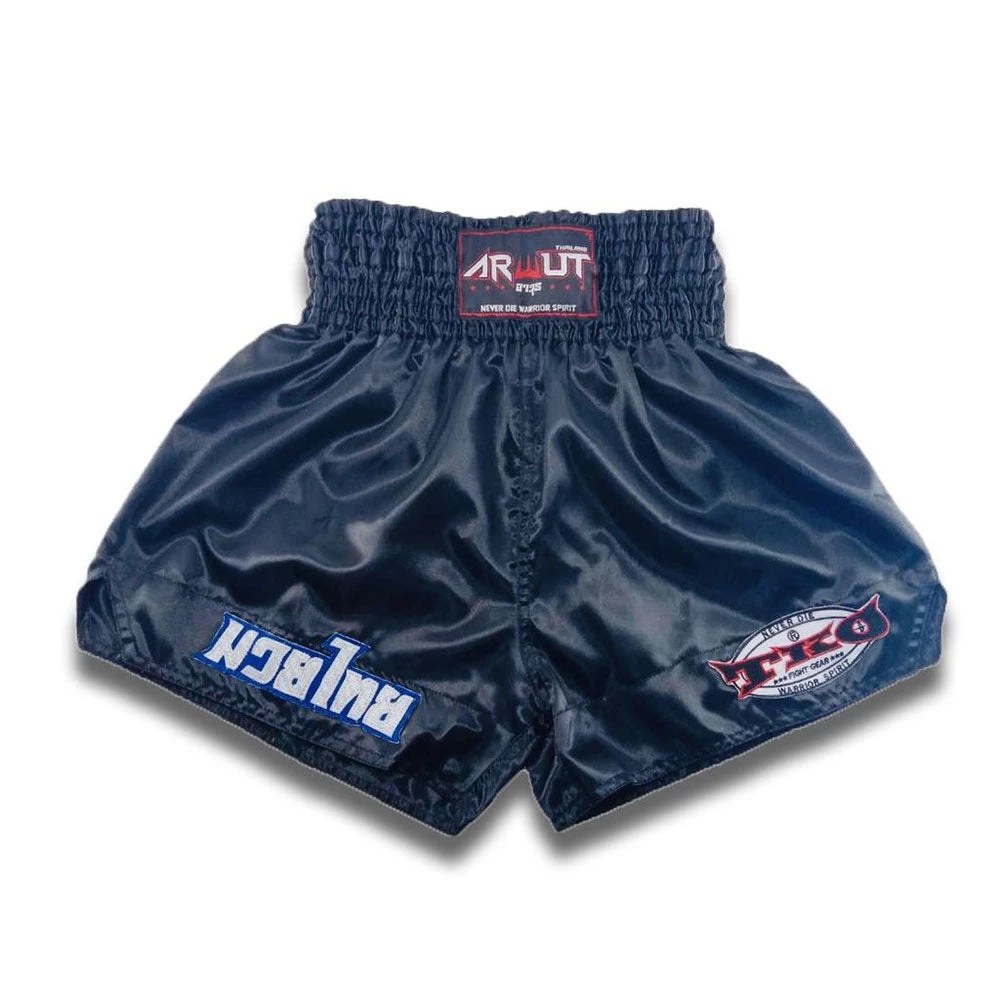Arwut Classic Black Muay Thai Shorts 5 Arwut Classic Black Muay Thai Shorts