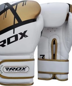 RDX Boxing Gloves F7 White And Gold 13 RDX Boxing Gloves F7 White And Gold