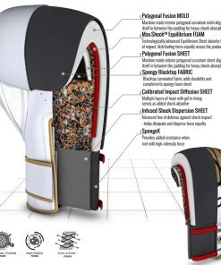 RDX Boxing Gloves F7 White And Gold 11 RDX Boxing Gloves F7 White And Gold