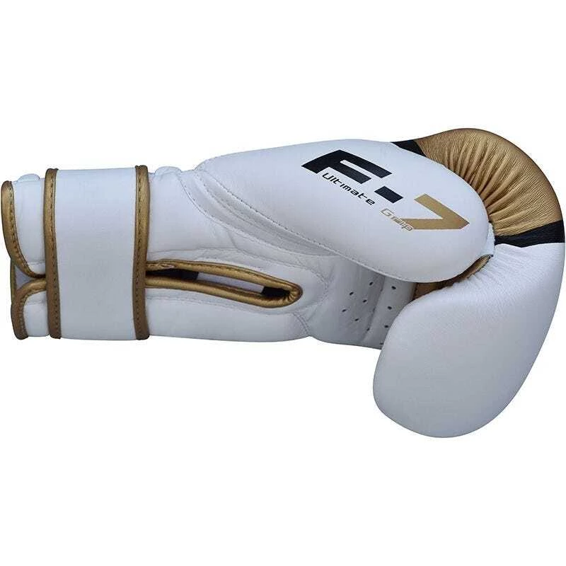 RDX Boxing Gloves F7 White And Gold 7 RDX Boxing Gloves F7 White And Gold