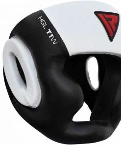 RDX Full Face Boxing Head Guard Leather White / Black T1 Boxing Head Gear 9 RDX Full Face Boxing Head Guard Leather White / Black T1 Boxing Head Gear