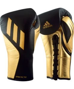 Adidas Speed Tilt 750 Pro Fight Glove Black Metallic Gold