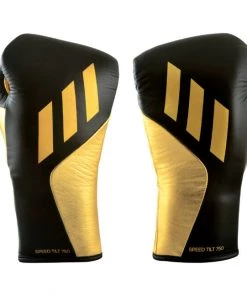 Adidas Speed Tilt 750 Pro Fight Glove Black Metallic Gold