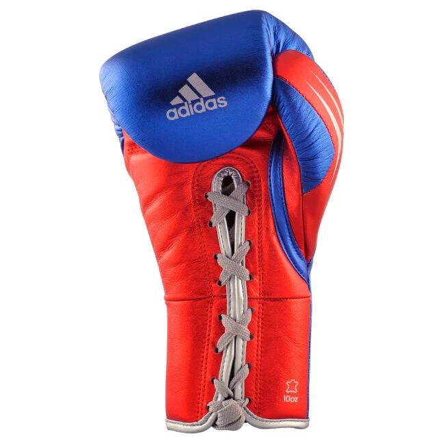 Adidas Boxing Speed Tilt 750 Pro Fight Glove Blue Metallic Red 5 Adidas Boxing Speed Tilt 750 Pro Fight Glove Blue Metallic Red