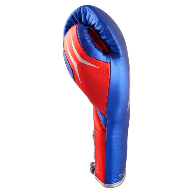 Adidas Boxing Speed Tilt 750 Pro Fight Glove Blue Metallic Red 6 Adidas Boxing Speed Tilt 750 Pro Fight Glove Blue Metallic Red