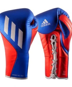 Adidas Boxing Speed Tilt 750 Pro Fight Glove Blue Metallic Red 14 Adidas Boxing Speed Tilt 750 Pro Fight Glove Blue Metallic Red