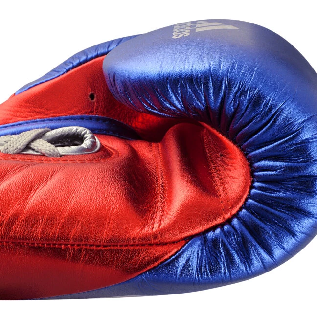 Adidas Boxing Speed Tilt 750 Pro Fight Glove Blue Metallic Red 10 Adidas Boxing Speed Tilt 750 Pro Fight Glove Blue Metallic Red