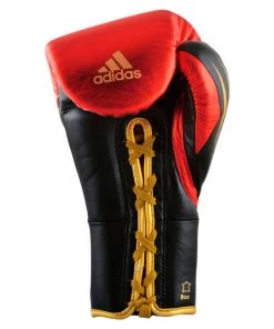 Adidas Speed Tilt 750 Pro Fight Glove Red Metallic Black/Gold Boxing