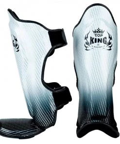 Top King "Superstar' Leather Shin Guards Muay Thai