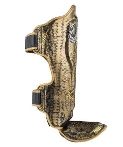Muay Thai Top King "Snake" Leather Shin Guards 25 Muay Thai Top King