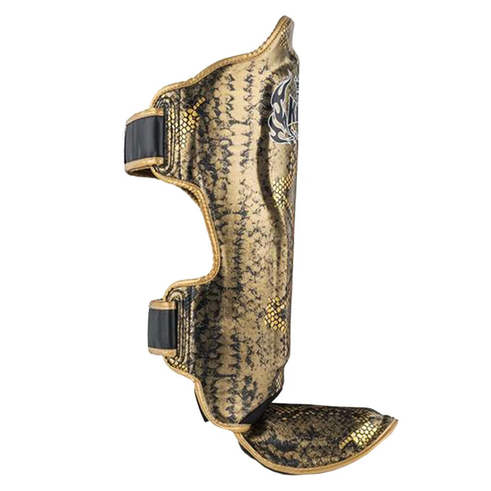 Muay Thai Top King "Snake" Leather Shin Guards 14 Muay Thai Top King "Snake" Leather Shin Guards