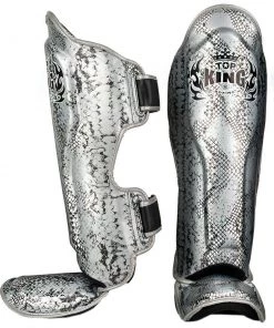 Muay Thai Top King "Snake" Leather Shin Guards 16 Muay Thai Top King