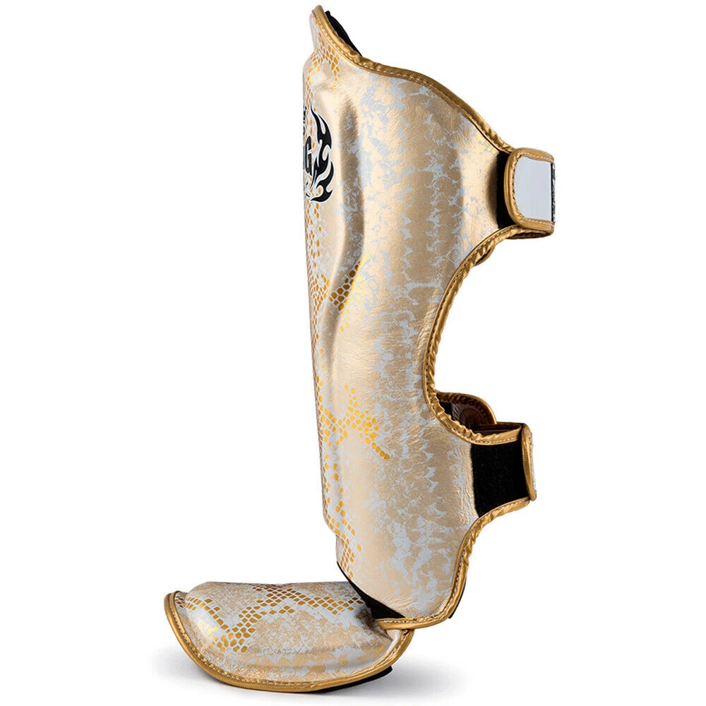 Muay Thai Top King "Snake" Leather Shin Guards 8 Muay Thai Top King "Snake" Leather Shin Guards