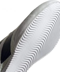 Adidas Box Hog 3 White/Black Boxing Shoes