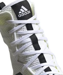 Adidas Box Hog 3 White/Black Boxing Shoes