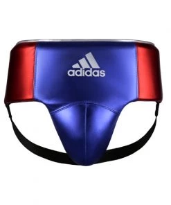 Adidas Adi Star Pro Boxing Groin Guard Metallic Blue Silver