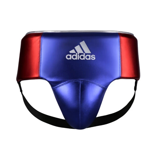 Adidas Adi Star Pro Boxing Groin Guard Metallic Blue Silver 3 Adidas Adi Star Pro Boxing Groin Guard Metallic Blue Silver