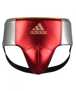 Adidas Adi Star Pro Boxing Groin Guard Metallic Red Gold