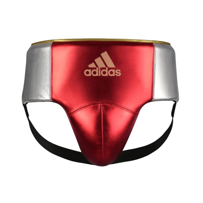 Adidas Adi Star Pro Boxing Groin Guard Metallic Red Gold 3 Adidas Adi Star Pro Boxing Groin Guard Metallic Red Gold