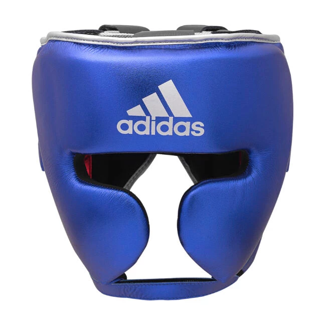 Adidas Adistar Pro Headgear METALLIC BLUE SILVER Boxing Head Gear 4 Adidas Adistar Pro Headgear METALLIC BLUE SILVER Boxing Head Gear