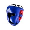 Adidas Adistar Pro Headgear METALLIC BLUE SILVER Boxing Head Gear