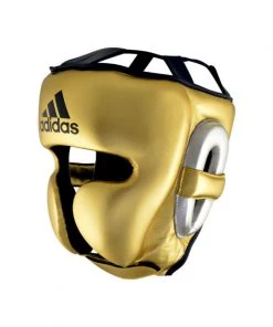 Adidas ADISTAR Pro Head Gear Metallic Gold Boxing Head Gear