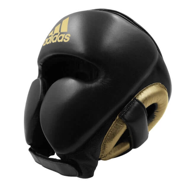 Adidas ADISTAR Pro Head Gear Black/Gold Boxing 5 Adidas ADISTAR Pro Head Gear Black/Gold Boxing