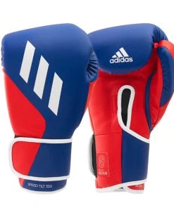 Adidas Tilt 350 Pro Training Strap Blue Red White Boxing Gloves