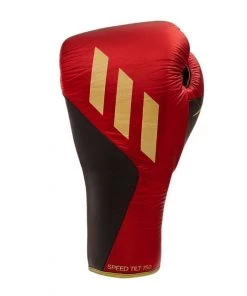 Adidas Speed Tilt 750 Pro Fight Glove Red Metallic Black/Gold Boxing